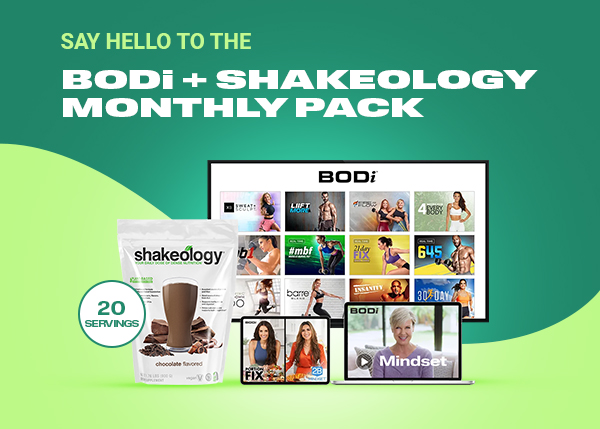 The New BODi + Shakeology Monthly&nbsp;Pack
